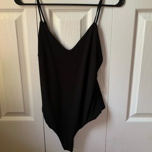 Black bodysuit tank